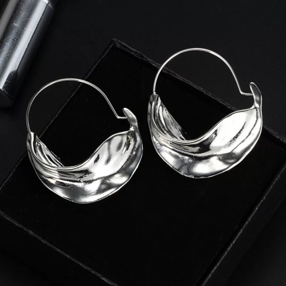 Fashion Silver Tone Earrings